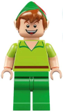 LEGO dis087 Peter Pan - Bright Green Legs
