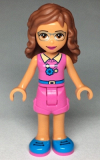 LEGO frnd290 Friends Olivia, Dark Pink Shorts and Top