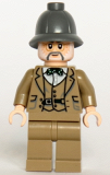 LEGO iaj047 Professor Henry Jones Sr. - Dark Bluish Gray Pith Helmet